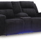 Forest Lake Power Reclining Loveseat with Console