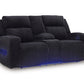 Forest Lake Power Reclining Loveseat with Console