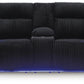 Forest Lake Power Reclining Loveseat with Console