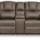 Lowilla Reclining Loveseat with Console