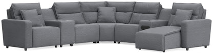Modmax II Power Reclining Sectional with Chaise and Audio System