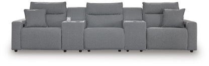 Modmax II 5-Piece Reclining Sectional with Consoles