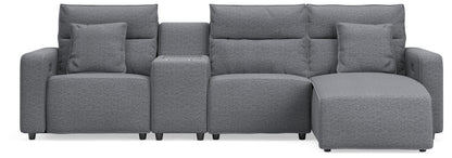 Modmax II Reclining Sectional with Chaise and Console