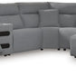 Modmax II Reclining Sectional with Chaise and Audio Console