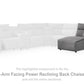 Modmax Power Reclining Sectional with Chaise