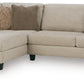 Steelwater Retreat Sectional with Chaise