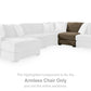Camellia-Court Double Chaise Sectional