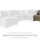 Camellia-Court Sectional with Chaise
