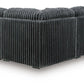 Midnight-Madness 4-Piece Sectional with Chaise