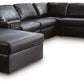 Modmax II Sectional with Chaise and Audio Consoles