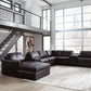 Modmax II Sectional with Chaise and Storage Consoles