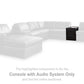 Modmax II Sectional Loveseat with Audio Console