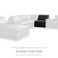 Modmax II Double Chaise Sectional with Audio Consoles