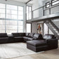 Modmax II Sectional with Chaise and Storage Consoles