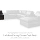 Modmax II Sectional with Chaise and Audio Consoles
