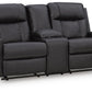 Mackmenville Reclining Loveseat with Console
