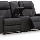 Mackmenville Reclining Loveseat with Console