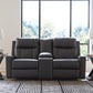 Mackmenville Reclining Loveseat with Console