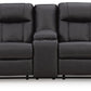 Mackmenville Reclining Loveseat with Console
