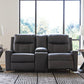 Mackmenville Reclining Loveseat with Console