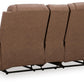 Mackmenville Reclining Loveseat with Console