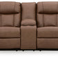 Mackmenville Reclining Loveseat with Console