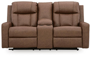 Mackmenville Reclining Loveseat with Console