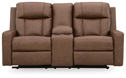 Mackmenville Reclining Loveseat with Console