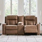 Mackmenville Reclining Loveseat with Console