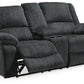 Draycoll Reclining Loveseat with Console