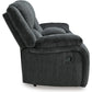 Draycoll Reclining Loveseat with Console