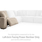 Carceri Power Sectional Reclining Sofa
