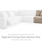 Carceri Power Reclining Sectional Loveseat