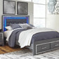 Lodanna Queen Panel Bed with 2 Storage Drawers
