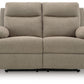 Side-Swipe Reclining Loveseat
