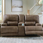 Beckley Place Power Reclining Loveseat with Console