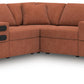 Modmax Balanced Sectional with Audio and Storage Consoles
