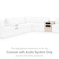 Modmax Balanced Sectional with Audio and Storage Consoles