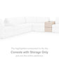 Modmax Balanced Sectional with Audio and Storage Consoles