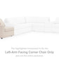 Modmax Balanced Sectional with Audio and Storage Consoles