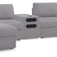 Modmax 5 Piece Sectional with Audio Console
