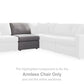 Modmax Balanced Sectional with Audio and Storage Consoles