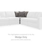 Modmax Balanced Sectional with Audio and Storage Consoles