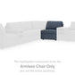 Modmax Balanced Sectional with Audio and Storage Consoles