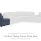 Modmax Balanced Sectional with Audio and Storage Consoles