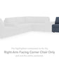 Modmax Balanced Sectional with Audio and Storage Consoles