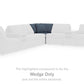 Modmax Balanced Sectional with Audio and Storage Consoles