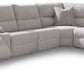 Acklen Place Power Sectional Reclining Sofa with Storage Console