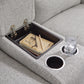 Acklen Place Power Sectional Reclining Sofa with Storage Console