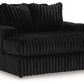 Midnight-Madness Oversized Chaise